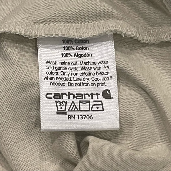 CARHARTT || Toddler Crewneck Long Sleeve Shirt | Hunt Club Camo Mossy Oak || 2T - Picture 4 of 5